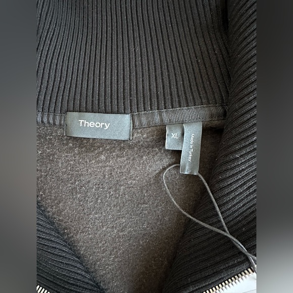 *NWT* Men’s Theory Black Quarter-Zip - Picture 5 of 9